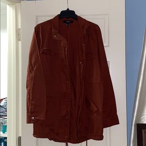 Long Burnt Orange Jacket